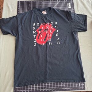 Vintage The Rolling Stones Black and Red Graphic Tee